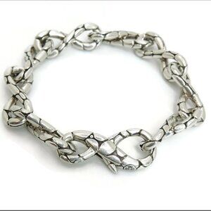 JOHN HARDY Kali Pebble Link Sterling Silver Infinity Bracelet